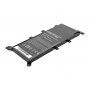 Asus R556LJ-XO163H baterie Mitsu 4900 mAh (36 Wh), 4 články Li-polymer 7.4V (7.6V)