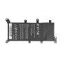 Asus R556LN-XO046H-12 baterie Mitsu 4900 mAh (36 Wh), 4 články Li-polymer 7.4V (7.6V)