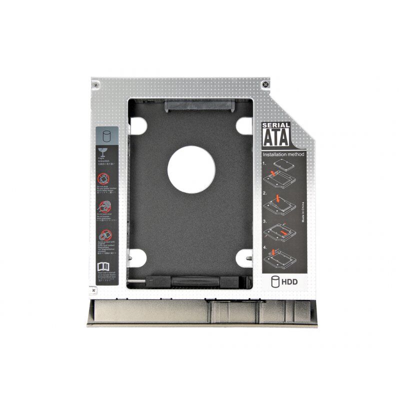 9.5MM 2nd SATA Hard Drive HDD SSD Cover Case Caddy... – Grandado