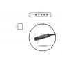Nabíječka movano tablet microsoft surface - 12v 3.6a (multipin, 5 pinów)