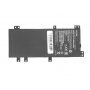 Asus Z450 baterie Mitsu 4000 mAh (30 Wh), 2 články Li-polymer 7.6V (7.4V)
